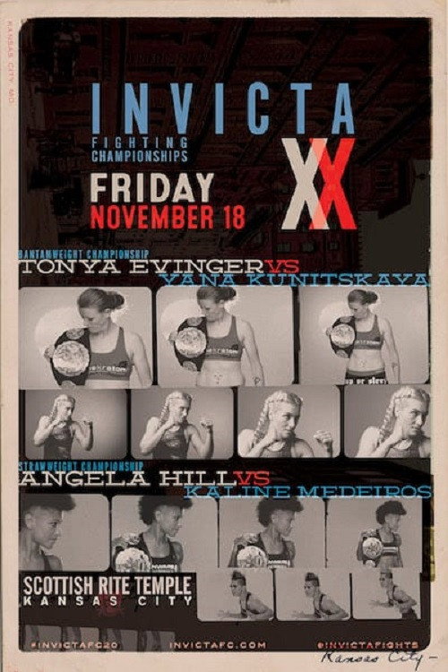 Movie poster for Invicta FC 20: Evinger vs. Kunitskaya (2016)