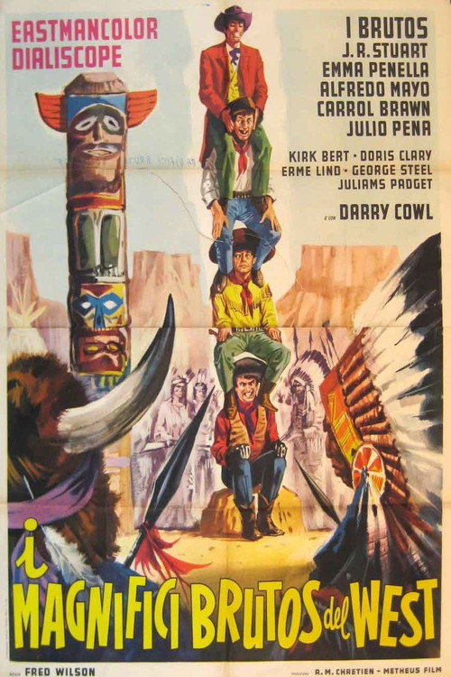 Movie poster for Badmen of the West (1964)