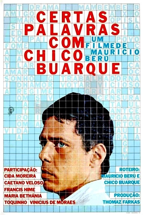 Movie poster for Certas Palavras com Chico Buarque (1980)