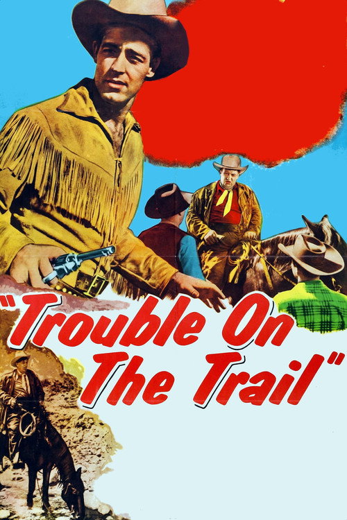 Movie poster for Trouble on the Trail (1954)