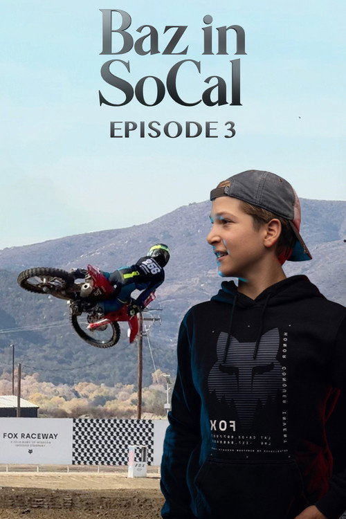 Movie poster for Supercross Week in the US - Baz in SoCal (2024)