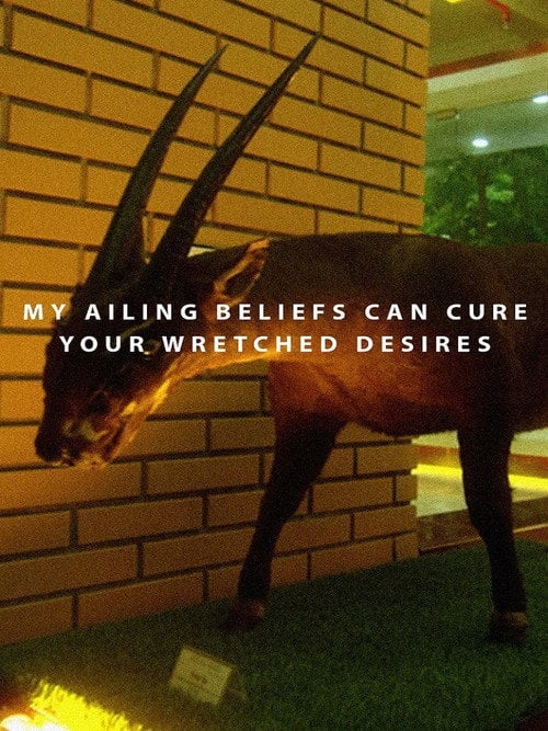 Movie poster for My Ailing Beliefs Can Cure Your Wretched Desires (2017)