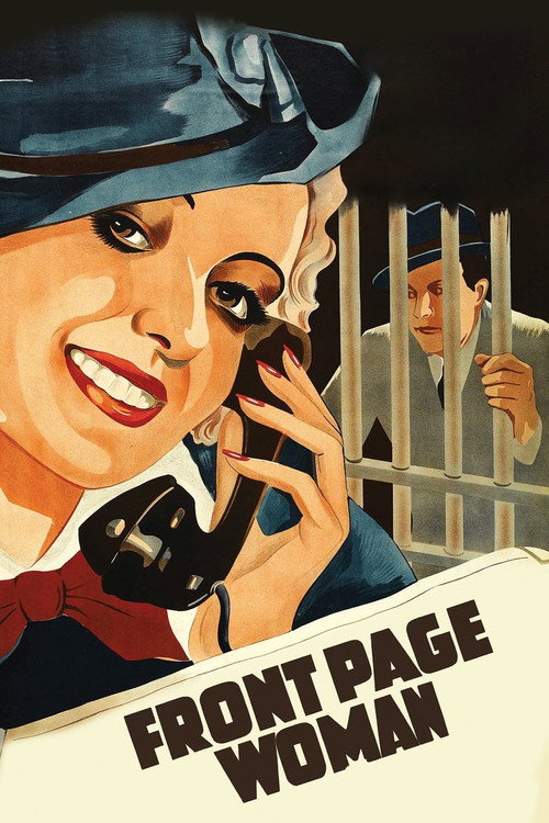 Movie poster for Front Page Woman (1935)