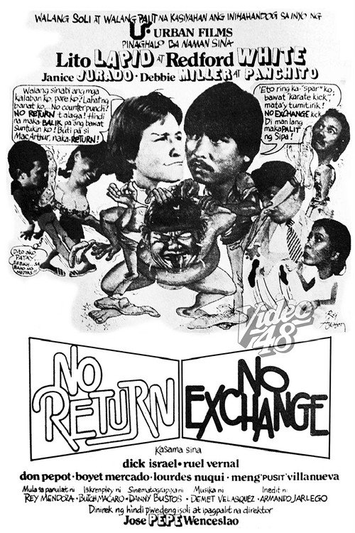 Movie poster for No Return No Exchange (1986)