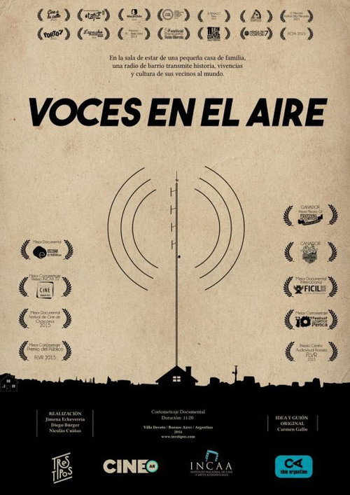 Movie poster for Voces en el aire (2014)