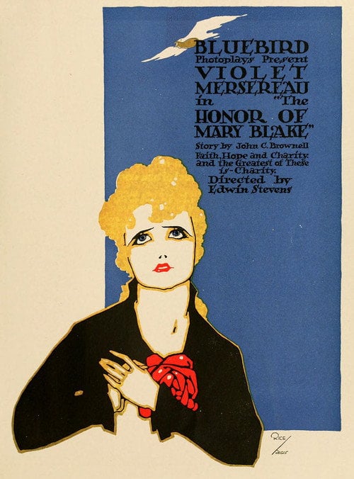 Movie poster for The Honor of Mary Blake (1916)