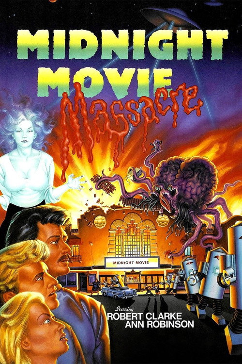 Movie poster for Midnight Movie Massacre (1988)