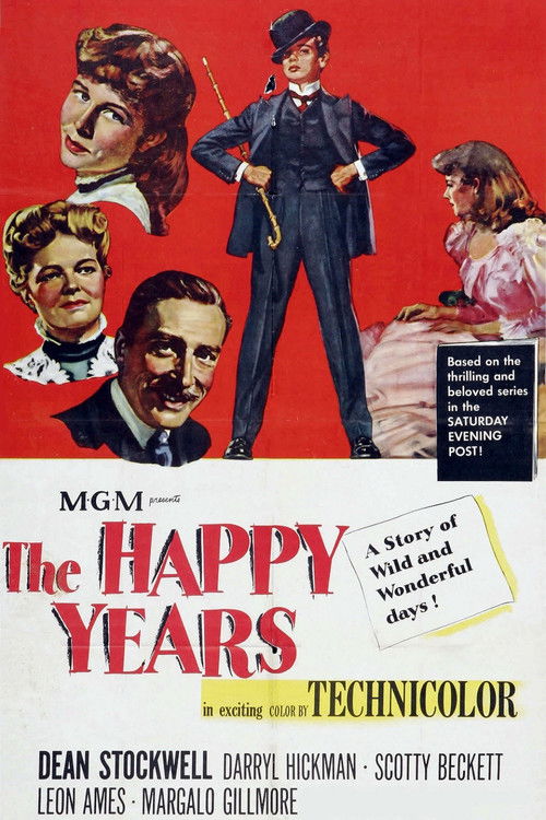 Movie poster for The Happy Years (1950)