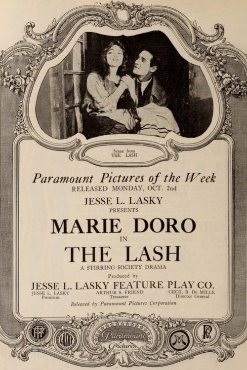 Movie poster for The Lash (1916)
