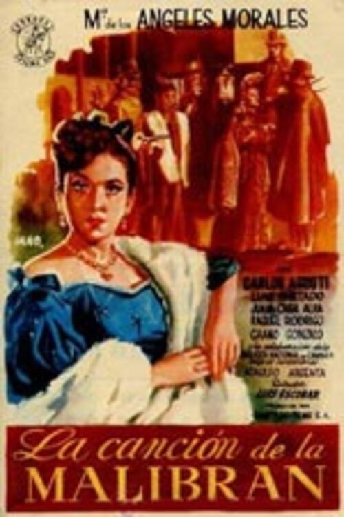 Movie poster for La canción de La Malibrán (1951)