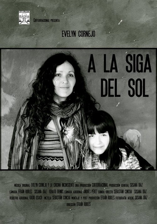 Movie poster for Evelyn Cornejo. A la siga del sol