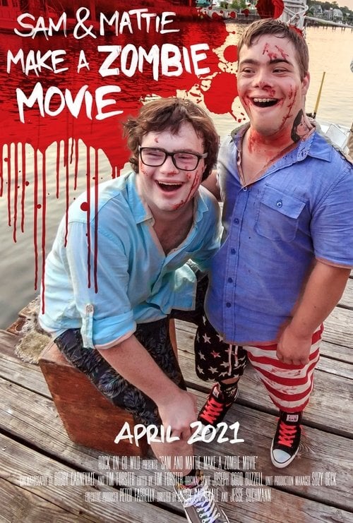Movie poster for Sam & Mattie Make a Zombie Movie (2021)