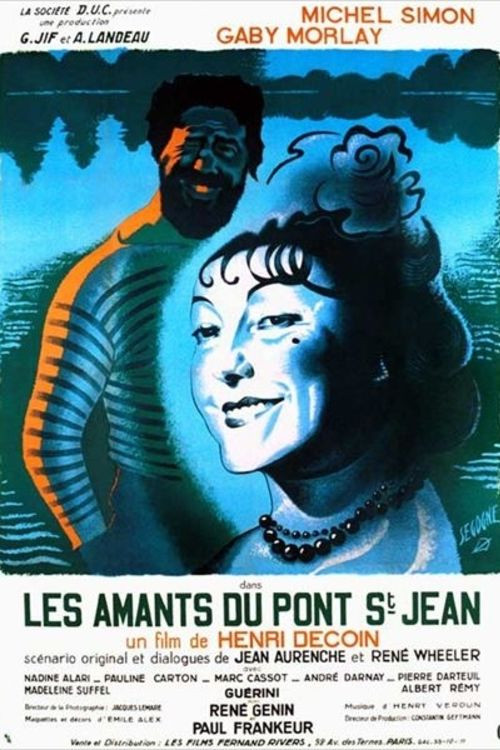 Movie poster for The Lovers of the Pont Saint-Jean (1947)