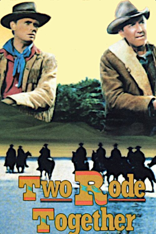 Movie poster for Two Rode Together (1961)