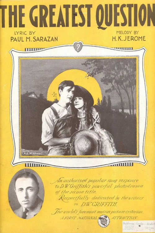 Movie poster for The Greatest Question (1919)