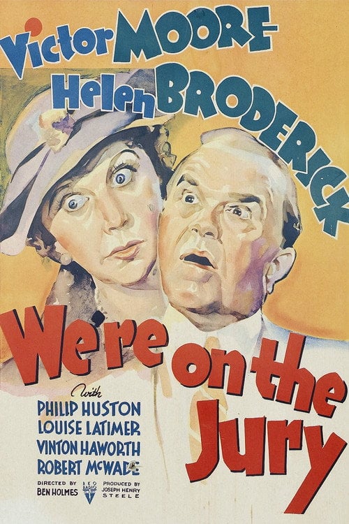 Movie poster for We're on the Jury (1937)