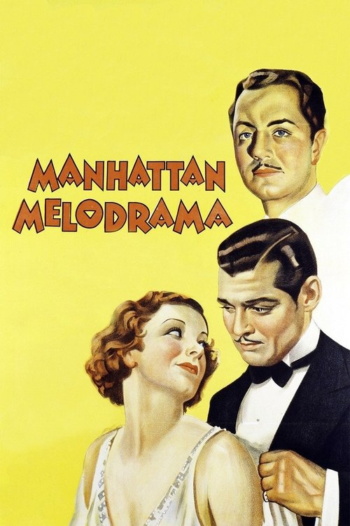Movie poster for Manhattan Melodrama (1934)