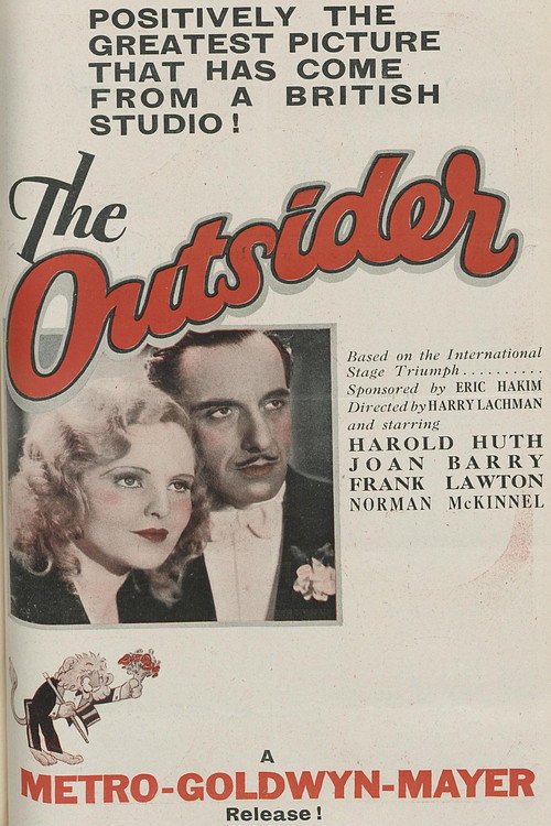 Movie poster for The Outsider (1931)