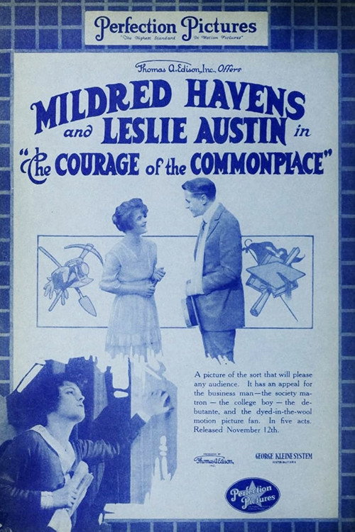 Movie poster for The Courage of the Commonplace (1917)