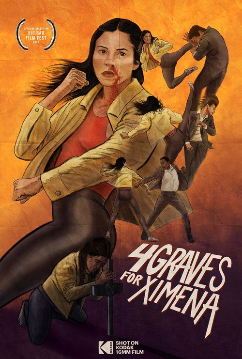 Movie poster for 4 Graves for Ximena (2024)