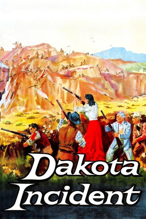 Movie poster for Dakota Incident (1956)