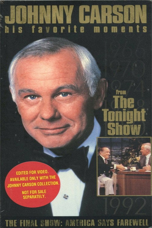 Movie poster for Johnny Carson - His Favorite Moments from 'The Tonight Show' - The Final Show: America Says Farewell (1994)