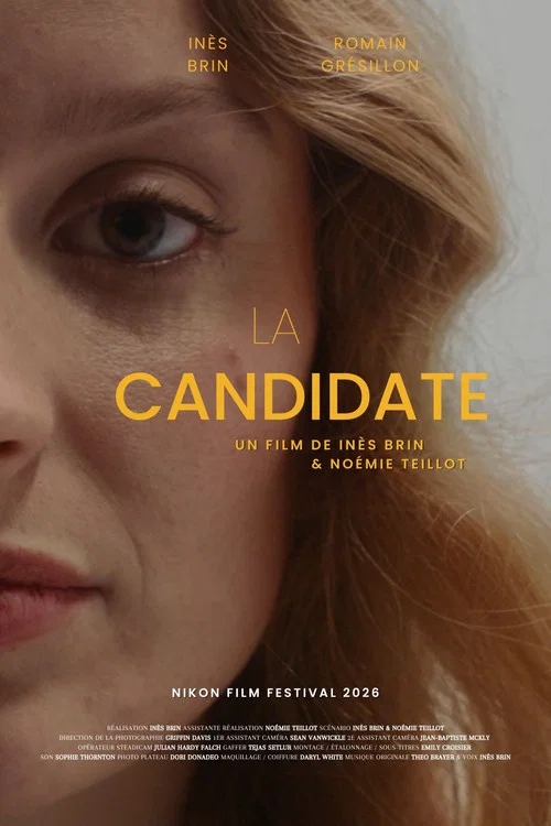 Movie poster for La Candidate (2026)