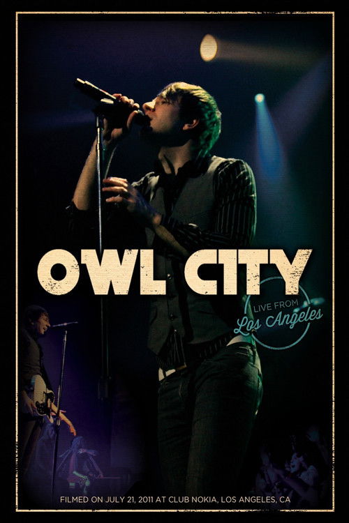 Movie poster for Owl City - Live from Los Angeles (2012)