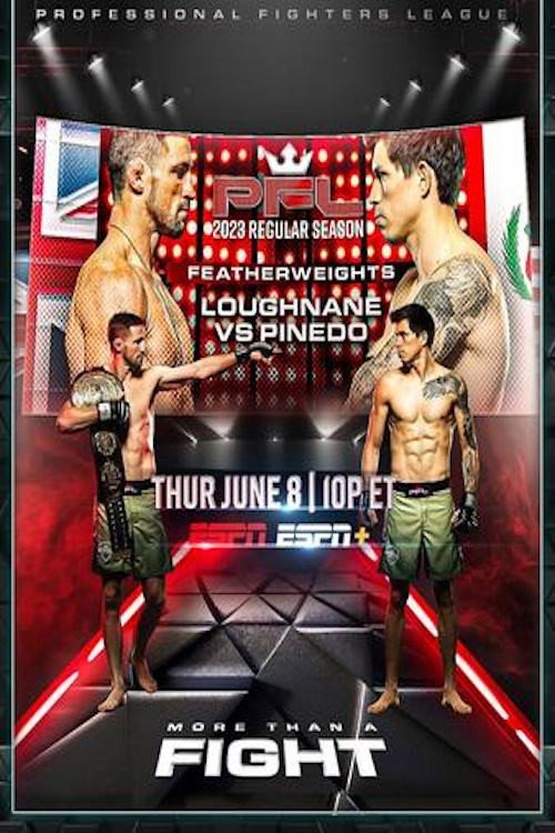 Movie poster for PFL 2023 #4: Regular Season - Loughnane vs. Pinedo (2023)