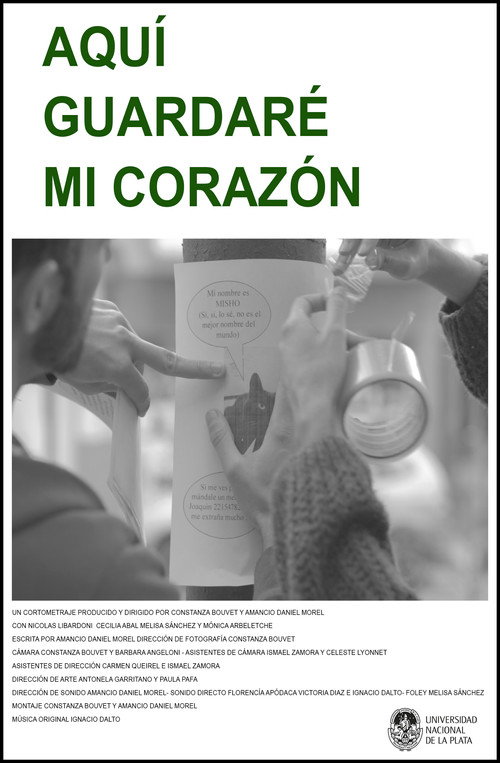 Movie poster for Aquí guardaré mi corazón