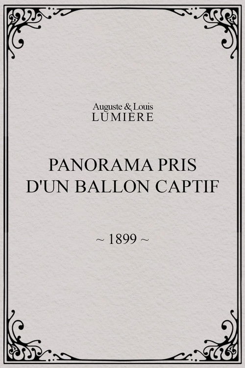 Movie poster for Panorama Taken from a Tethered Balloon (1898)