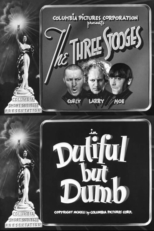 Movie poster for Dutiful But Dumb (1941)