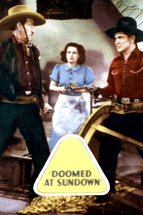 Movie poster for Doomed at Sundown (1937)