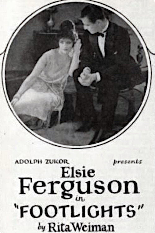 Movie poster for Footlights (1921)