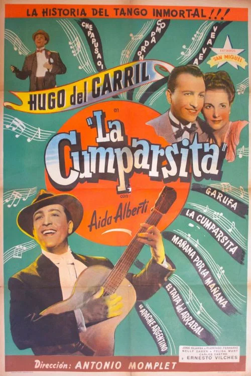 Movie poster for La cumparsita (1947)