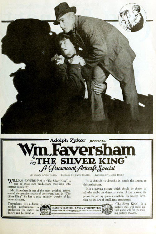 Movie poster for The Silver King (1919)
