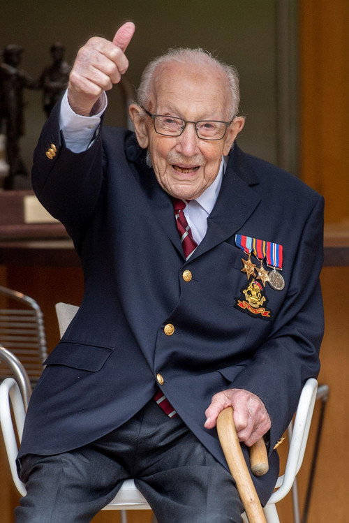 Photo of Captain Sir Tom Moore, Acting