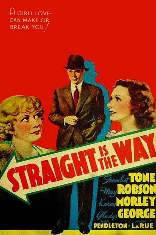 Movie poster for Straight Is the Way (1934)