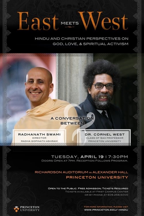 Movie poster for East Meets West: Hindi & Christian Perspectives on God, Love, & Spiritual Activism (2011)