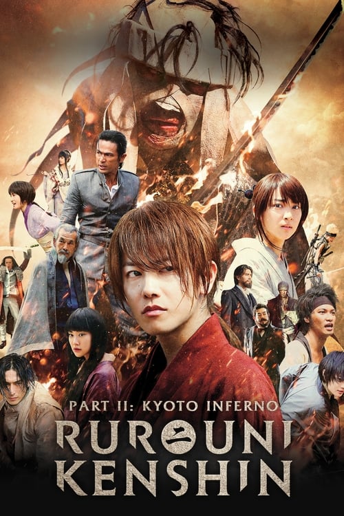 Movie poster for Rurouni Kenshin Part II: Kyoto Inferno (2014)