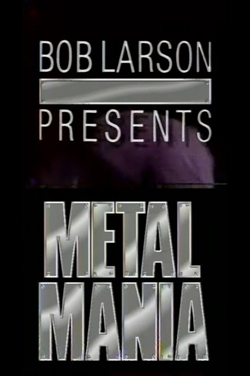 Movie poster for Metal Mania (1989)