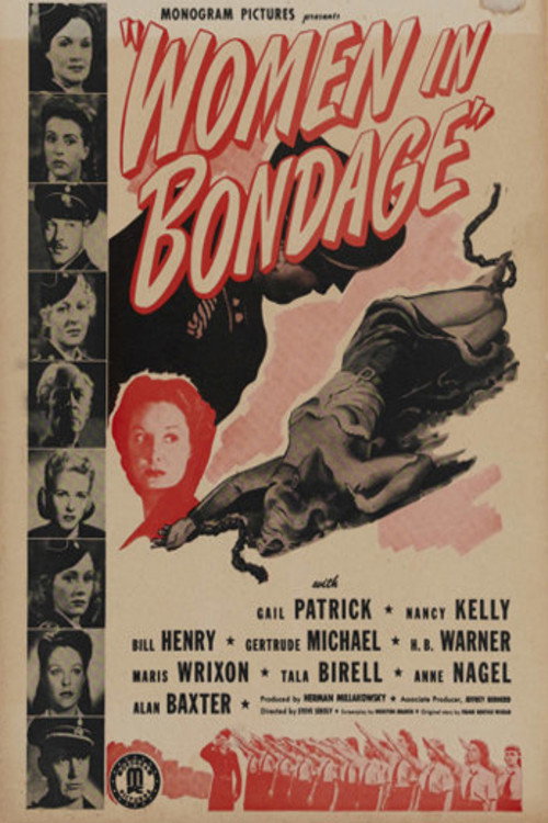 Movie poster for Women in Bondage (1943)