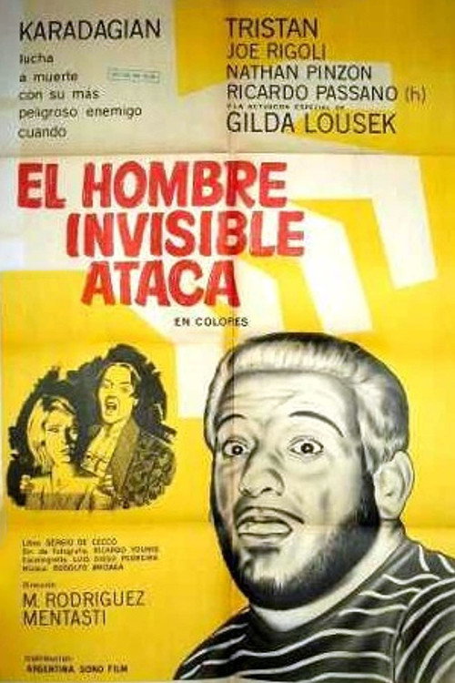 Movie poster for El hombre invisible ataca (1967)