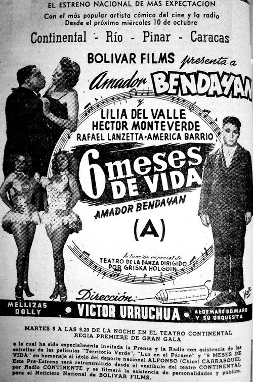 Movie poster for Seis meses de vida (1951)