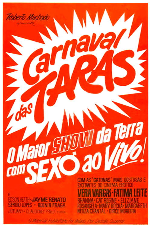 Movie poster for Carnaval das Taras (1984)