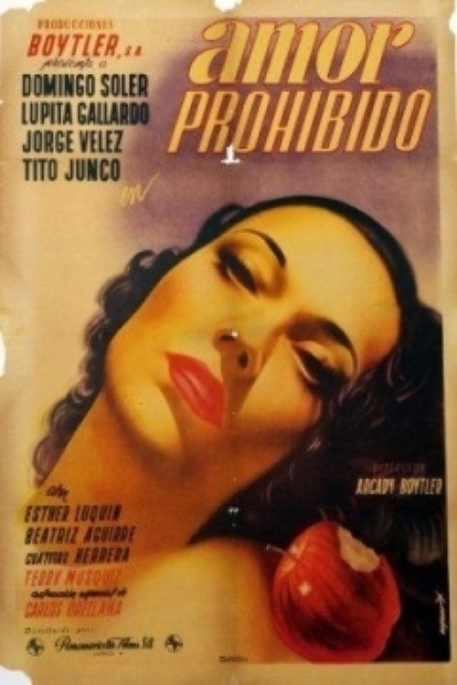 Movie poster for Amor Prohibido (1945)