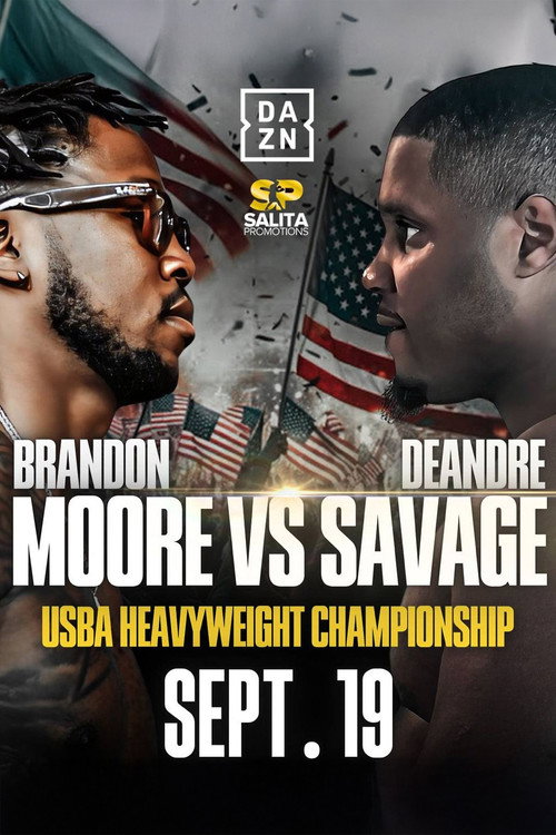 Movie poster for Brandon Moore vs. Deandre Savage (2025)