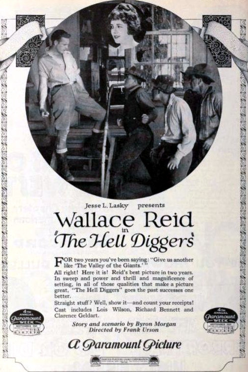 Movie poster for The Hell Diggers (1921)
