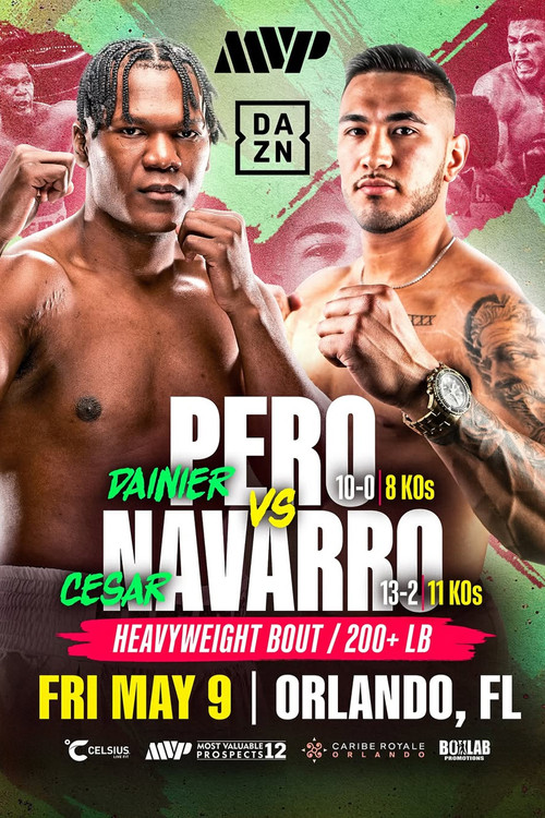Movie poster for Dainier Pero vs. Cesar Navarro (2025)