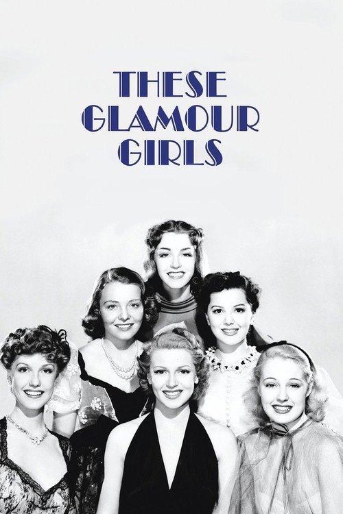 Movie poster for These Glamour Girls (1939)